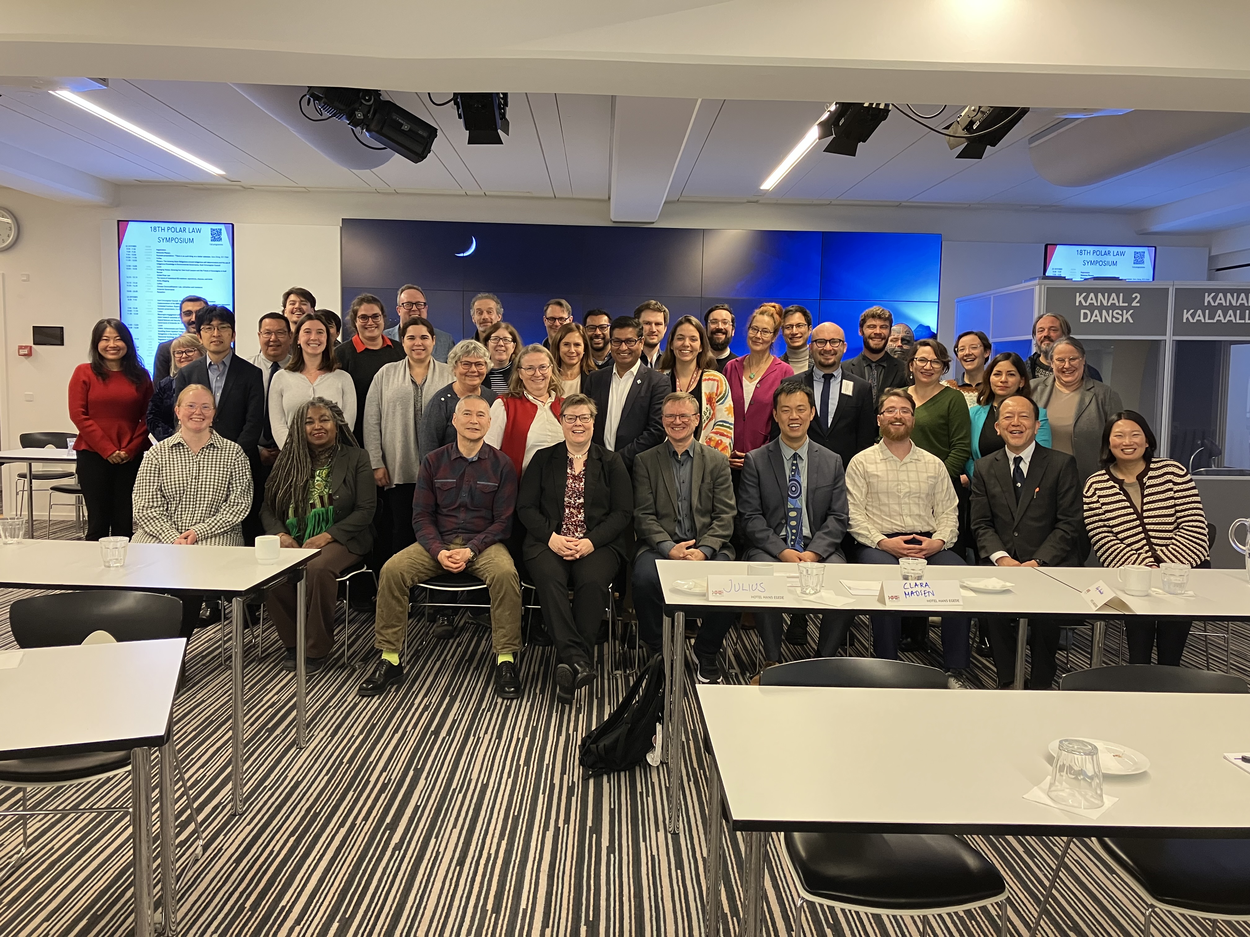 Group photo from the 18th Polar Law Symposium in Nuuk